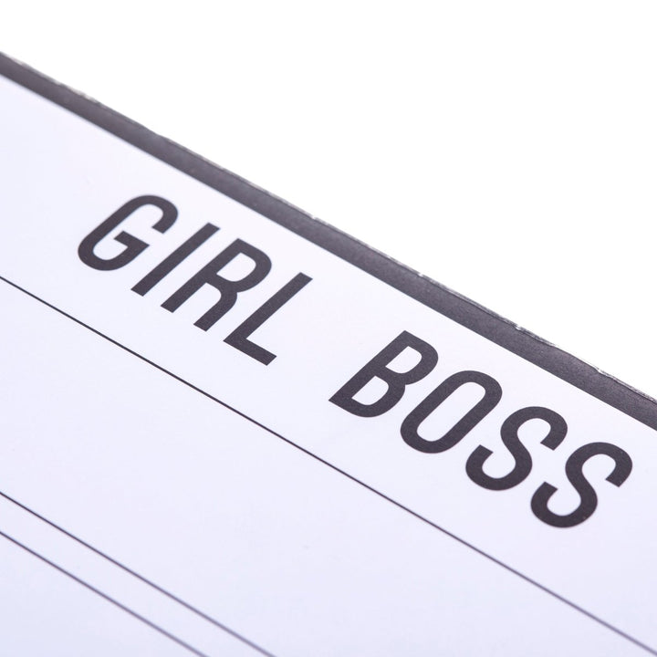 Girl Boss Large Notepad - Graphique de France