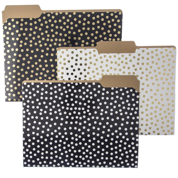 Gold Dots File Folder Set - Graphique de France