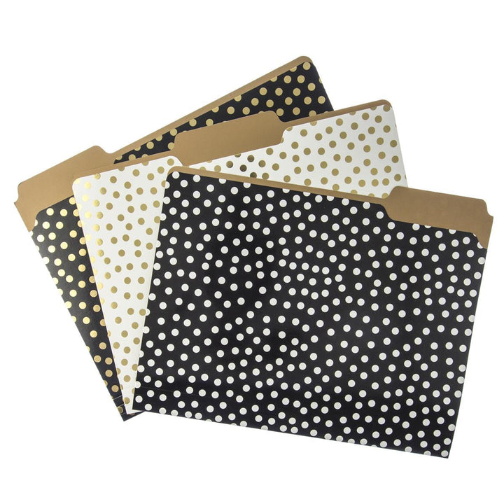 Gold Dots File Folder Set - Graphique de France