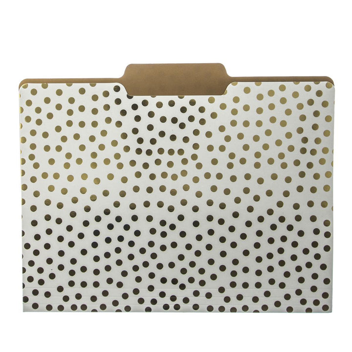 Gold Dots File Folder Set - Graphique de France