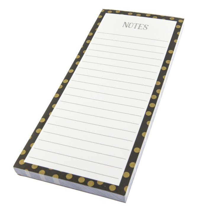 Gold Dots Magnetic Notepad - Graphique de France