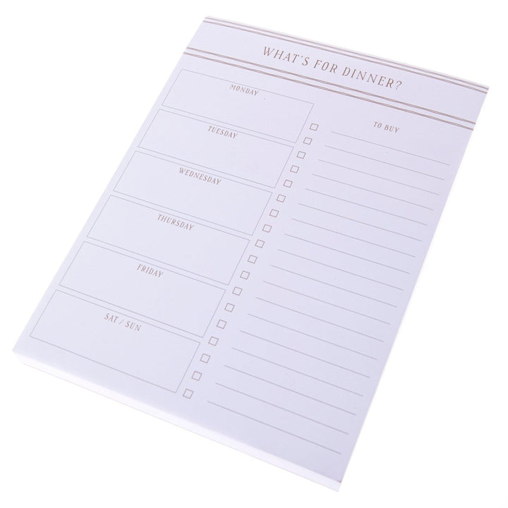 Gold Stripes Large Magnetic Notepad - Graphique de France