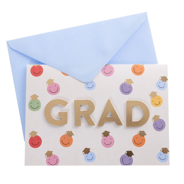 Grad Smileys Handmade Card - Graphique de France