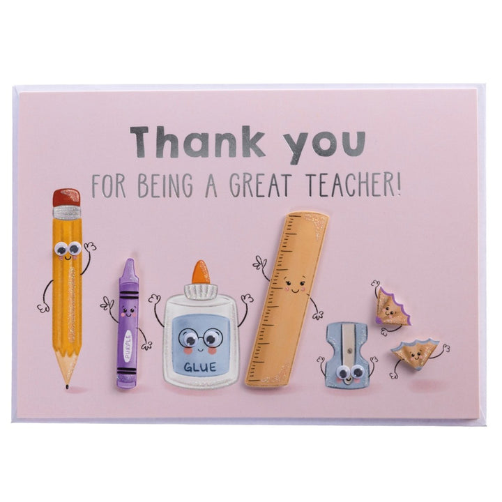 Great Teacher Supplies Handmade Card - Graphique de France