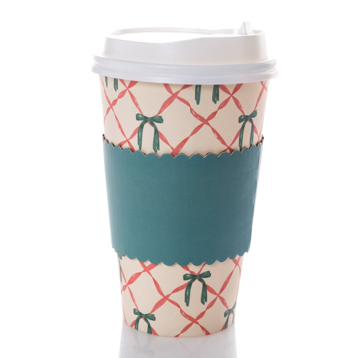 Green Bows Wrapped 12 To Go Travel Cups - Graphique de France