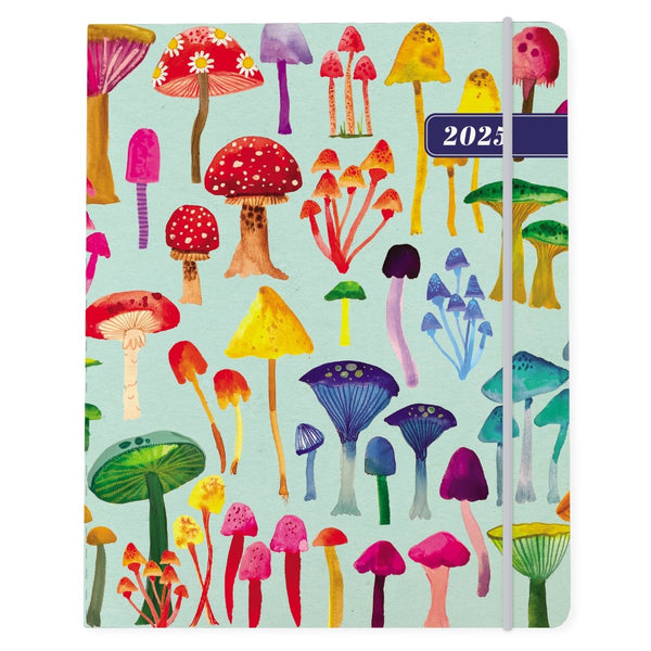 Groovy Mushrooms 8 x 10 18 - Month Monthly Planner - Graphique de France