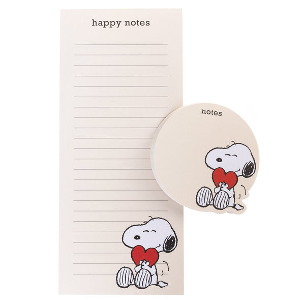 Happiness Hugging Heart Magnetic Notepad and small notepad set - Graphique de France