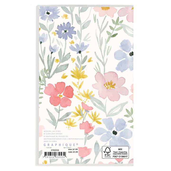 Happy Floral 2 - Year Pocket Planner - Graphique de France