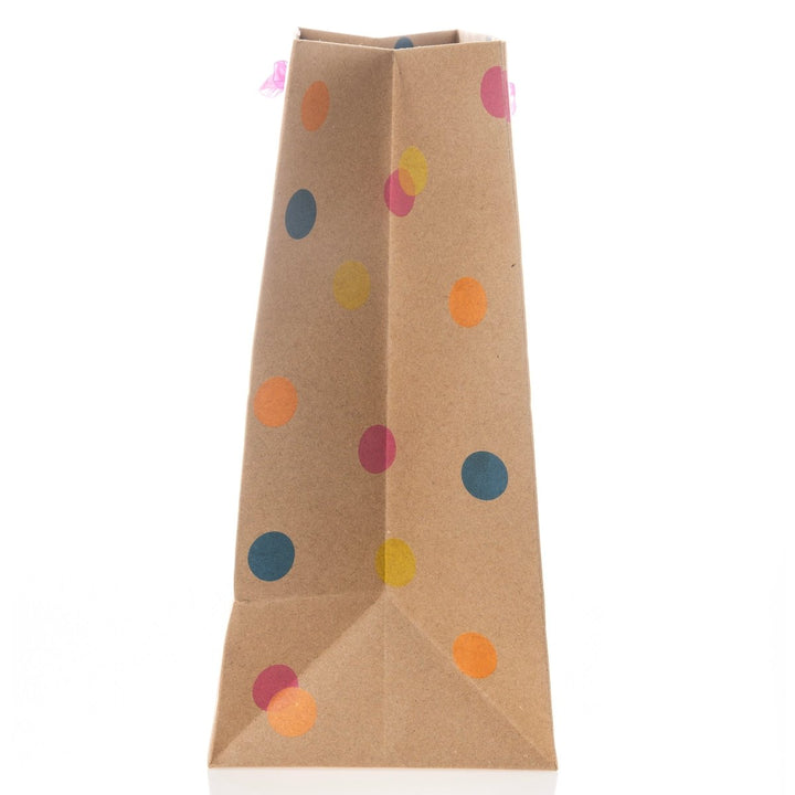 HB Kraft and Neon Dots Large Landscape Gift Bag - Graphique de France