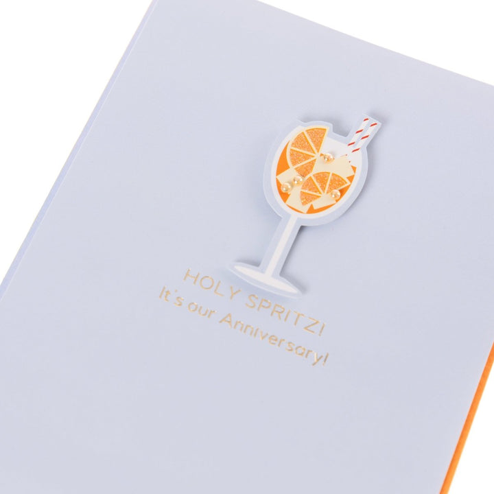 Holy Spritz Anniversary Handmade Card - Graphique de France