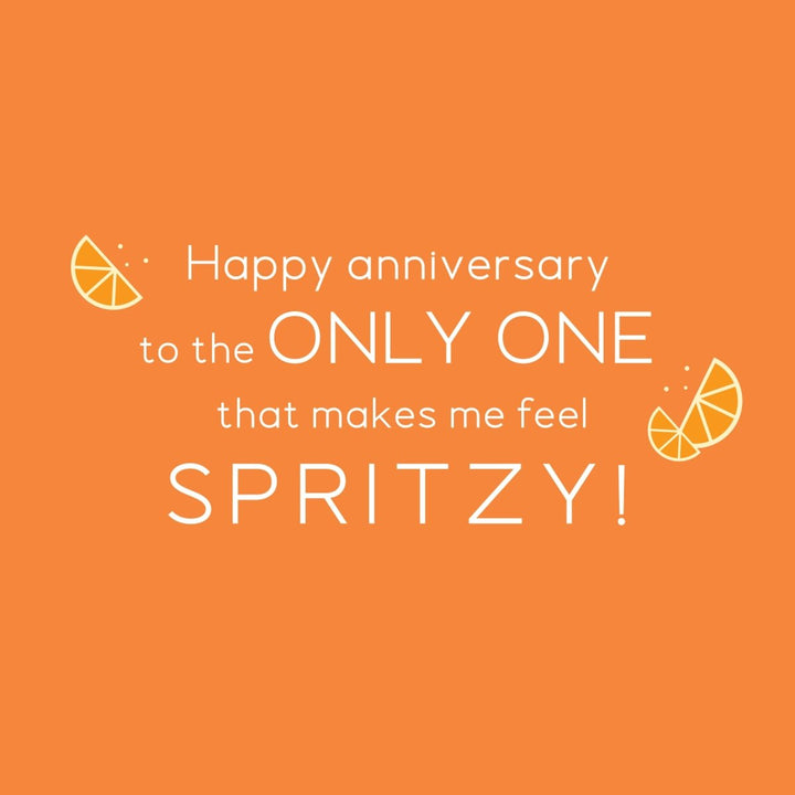 Holy Spritz Anniversary Handmade Card - Graphique de France