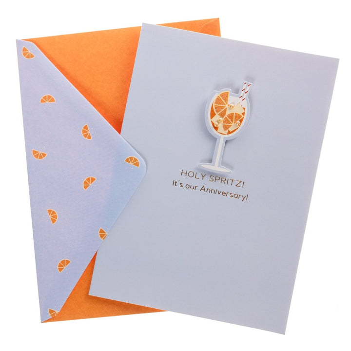 Holy Spritz Anniversary Handmade Card - Graphique de France