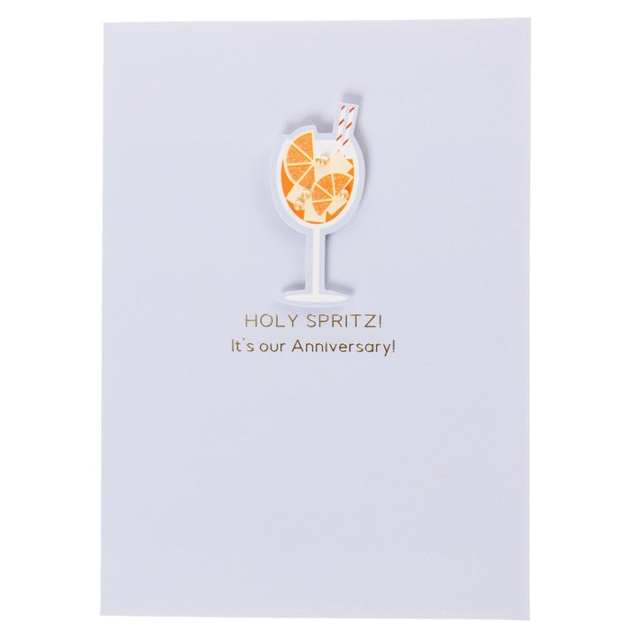 Holy Spritz Anniversary Handmade Card - Graphique de France