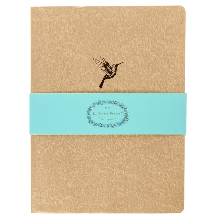 Hummingbird 6 x 8 Vegan Leather Journal - Graphique de France