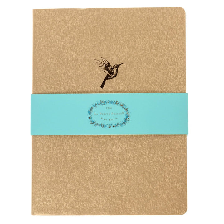 Hummingbird 6 x 8 Vegan Leather Journal - Graphique de France