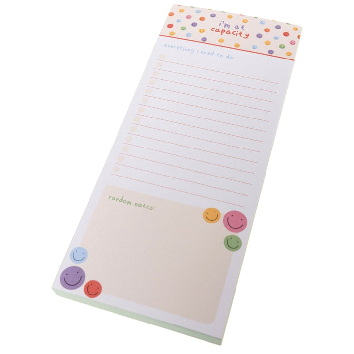 Im At Capacity Magnetic Notepad - Graphique de France