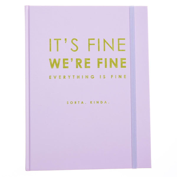 It's Fine 6 x 8 Hardbound Journal - Graphique de France