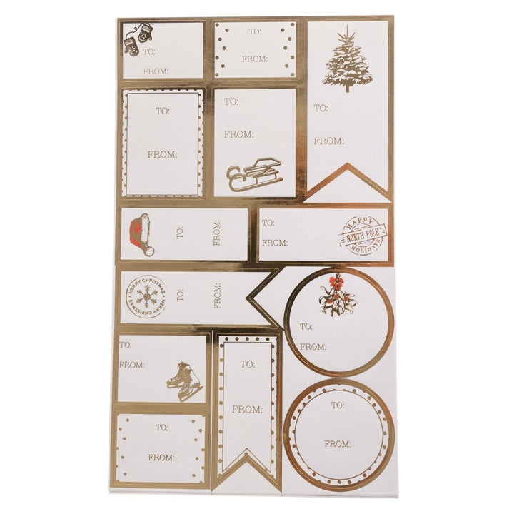 La Petite Noel Icons Holiday Gift Labels - Graphique de France