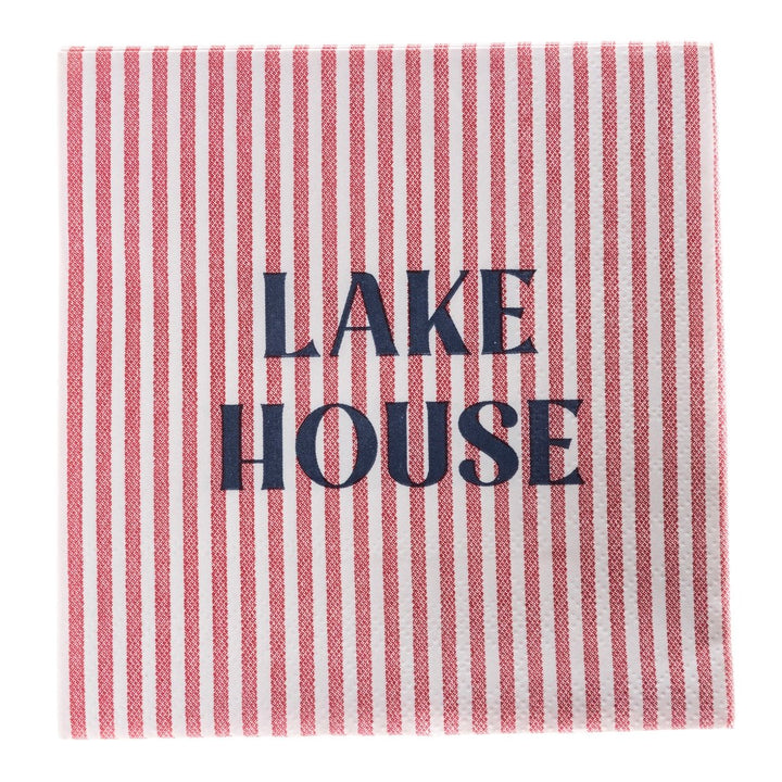 Lake House Cocktail Napkins - Graphique de France