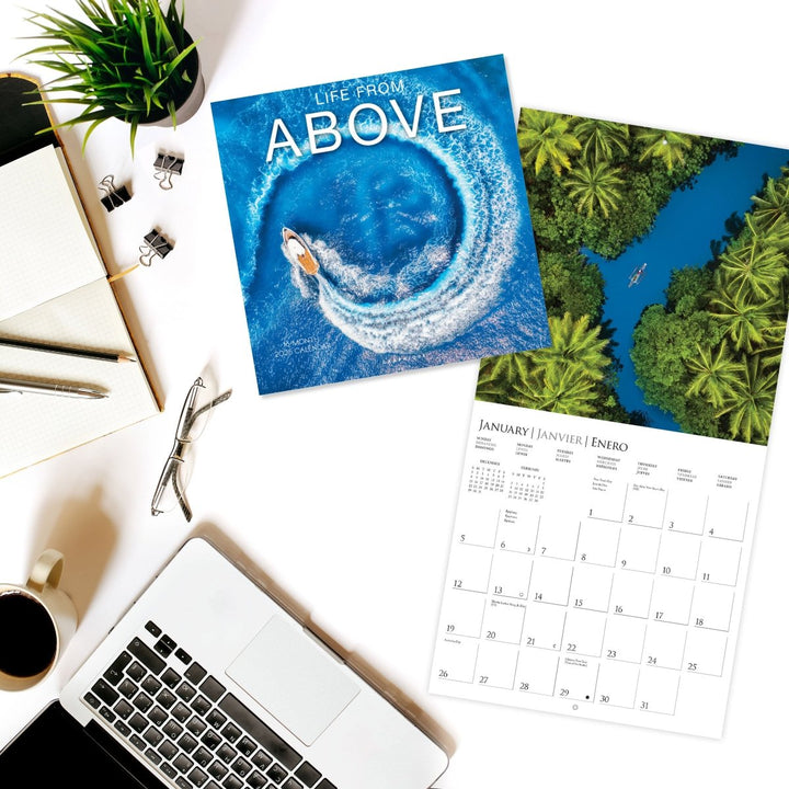 Life From Above 12 x 12 Wall Calendar - Graphique de France