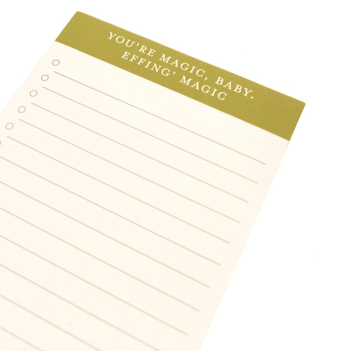 Light Green Die - Cut List Pad - Graphique de France