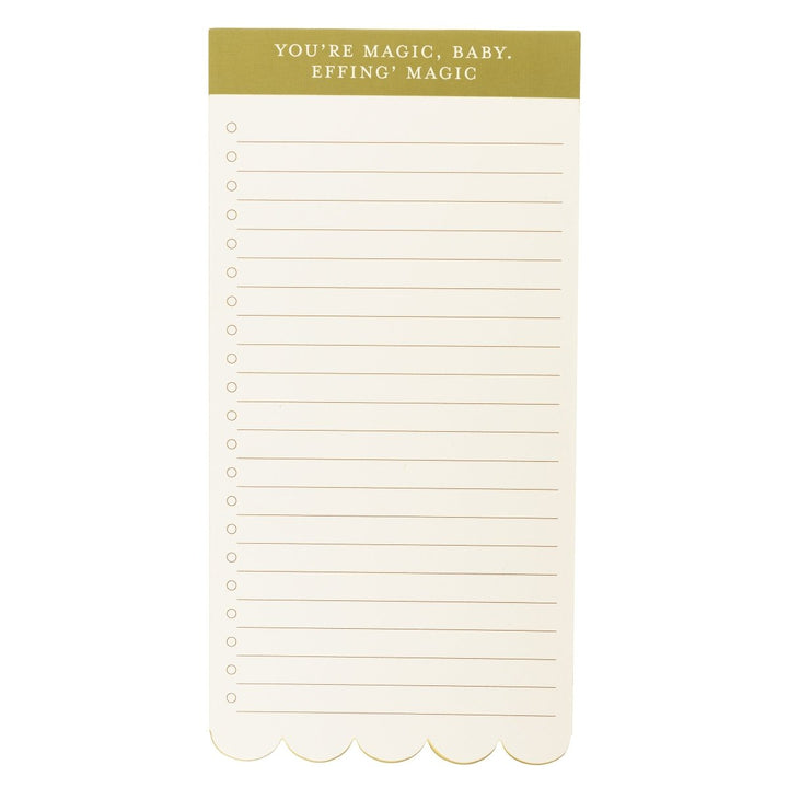 Light Green Die - Cut List Pad - Graphique de France