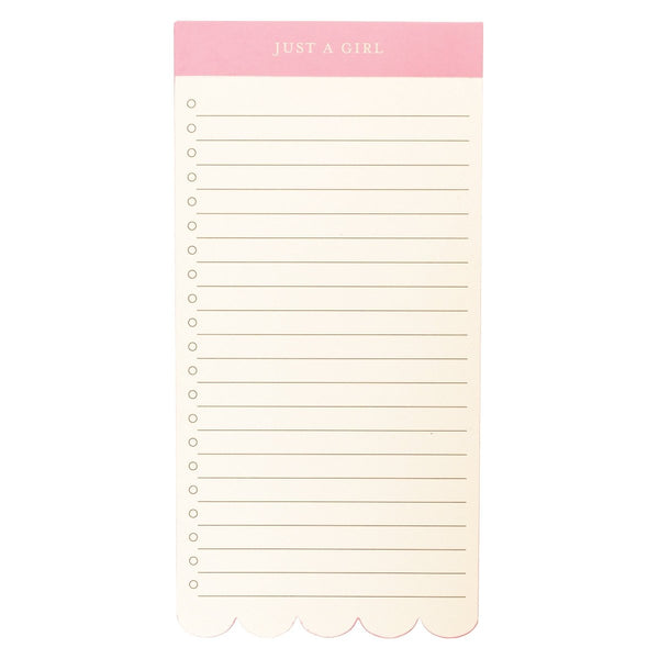 Light Pink Die - Cut List Pad - Graphique de France