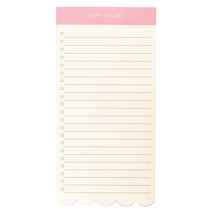 Light Pink Die - Cut List Pad - Graphique de France