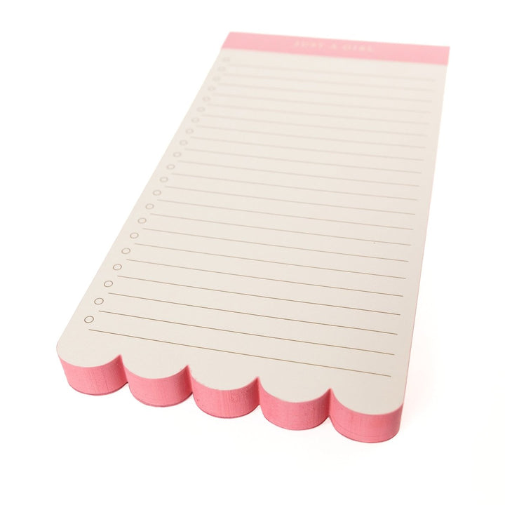 Light Pink Die - Cut List Pad - Graphique de France