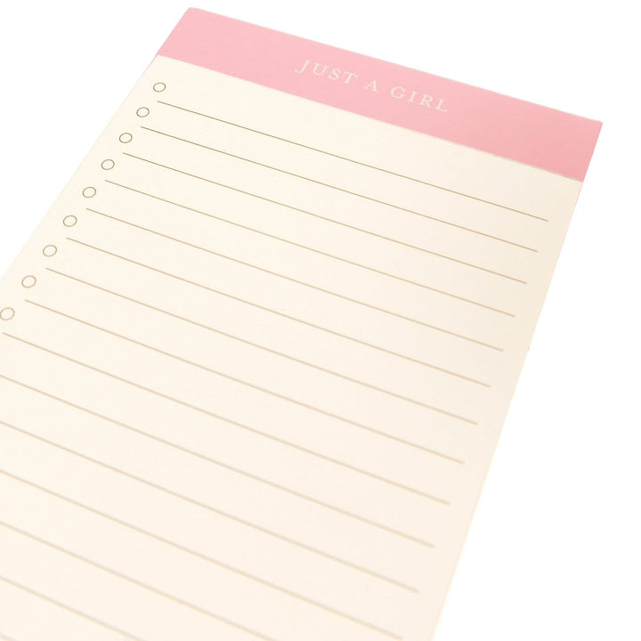 Light Pink Die - Cut List Pad - Graphique de France