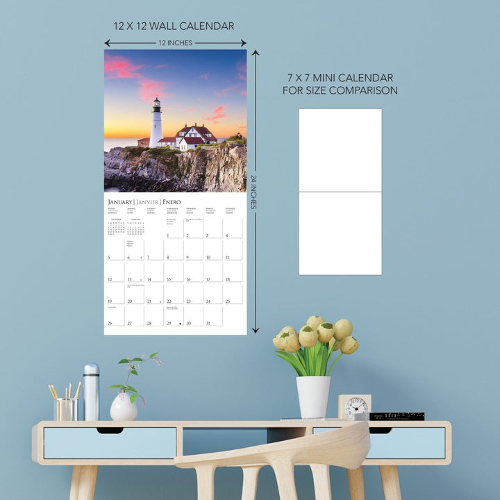 Lighthouses 12 x 12 Wall Calendar - Graphique de France