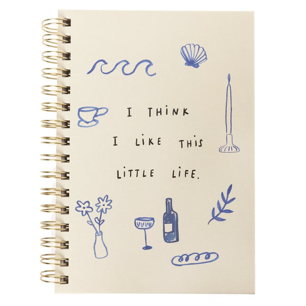 Like this Little Life 6 x 8 Spiral Hard Cover Journal - Graphique de France