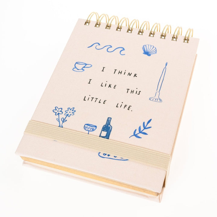 Little Life Fabric - Covered Spiral Jotter - Graphique de France