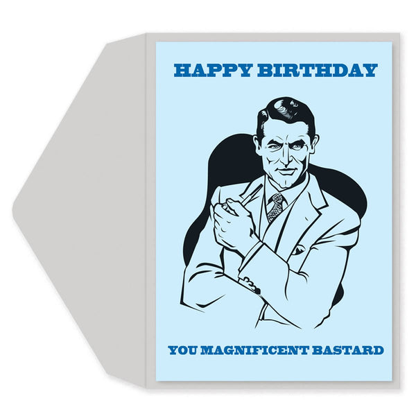 Magnificent Bastard Birthday Card - Graphique de France