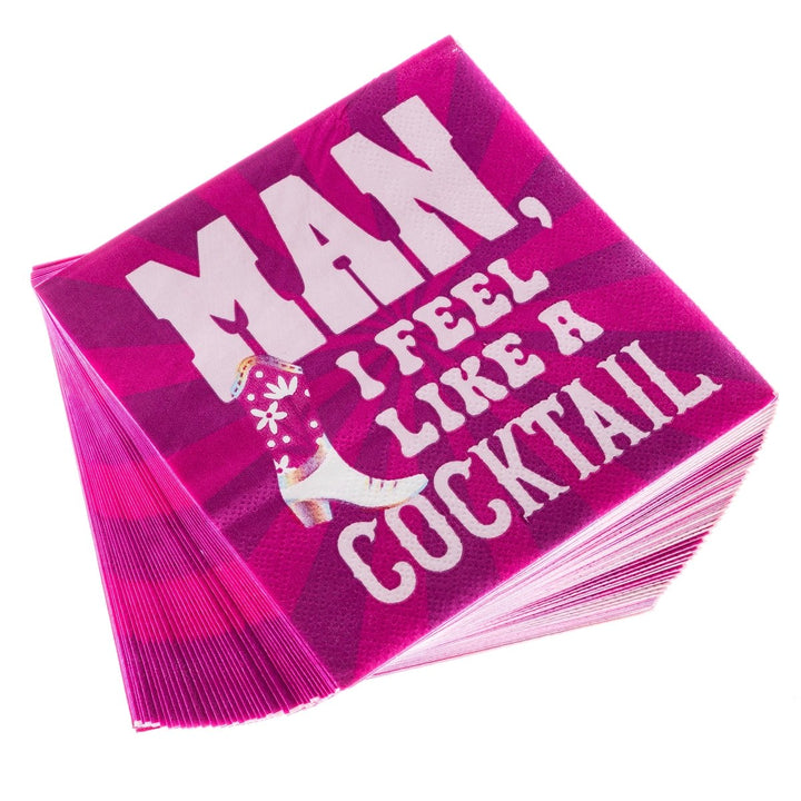 Man I Feel Like a Cocktail Cocktail Napkins - Graphique de France