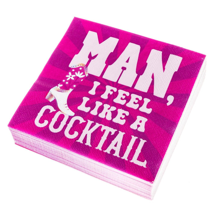 Man I Feel Like a Cocktail Cocktail Napkins - Graphique de France