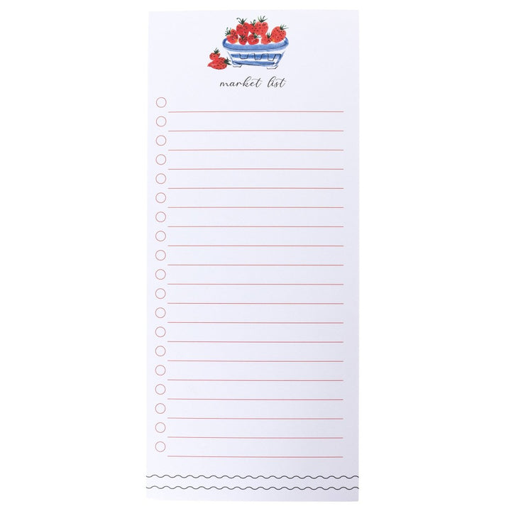 Market List Berry Basket Notepad - Graphique de France