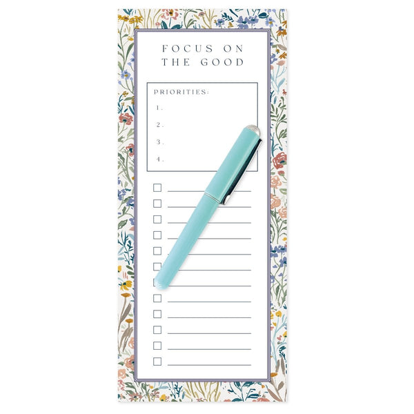 Meadow Magnetic Notepad with Pen - Graphique de France