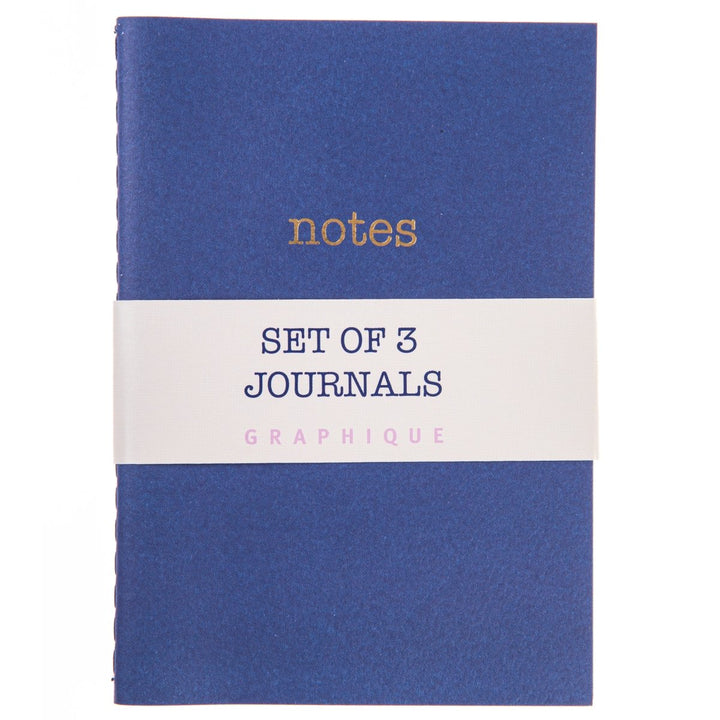 Modern Colors Set of 3 Mini Journals - Graphique de France