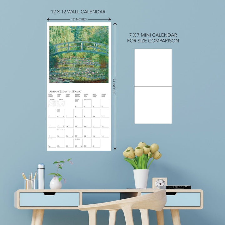 Monet 12 x 12 Wall Calendar - Graphique de France