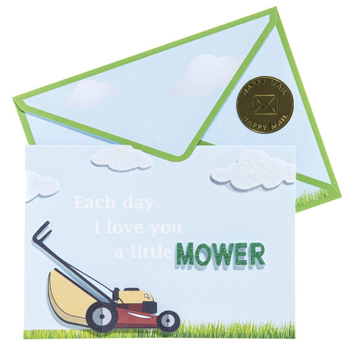 Mower Father's Day Handmade Card - Graphique de France