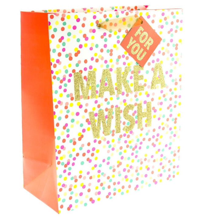 Neon Dots Large Gift Bag - Graphique de France