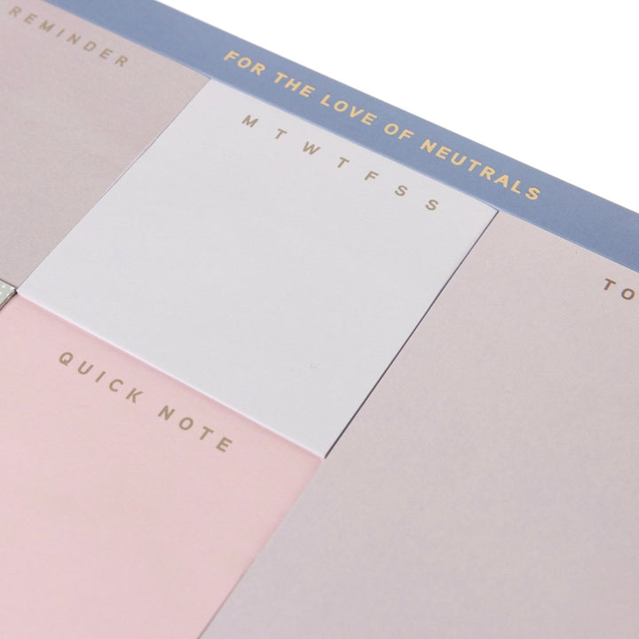 Neutral Love Sticky Notes Set - Graphique de France