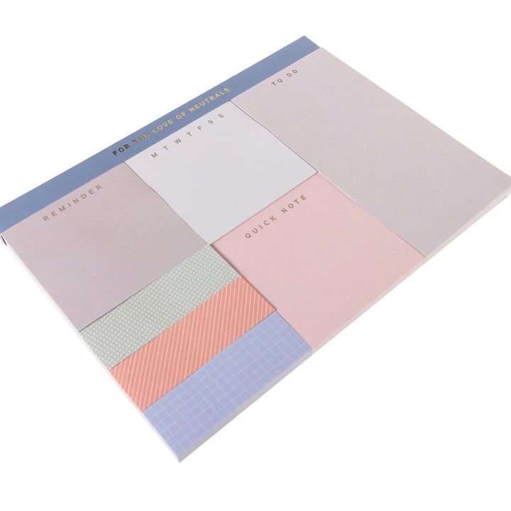 Neutral Love Sticky Notes Set - Graphique de France