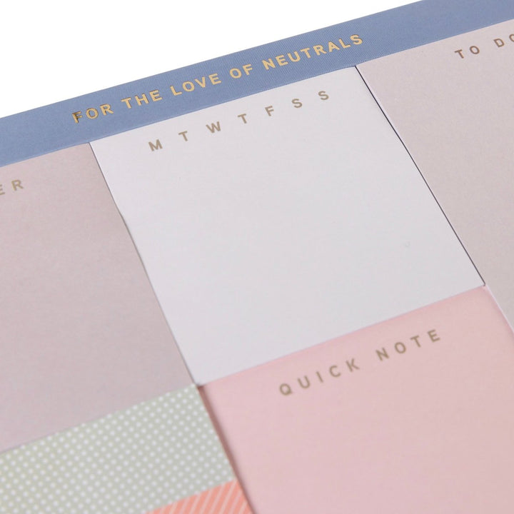 Neutral Love Sticky Notes Set - Graphique de France