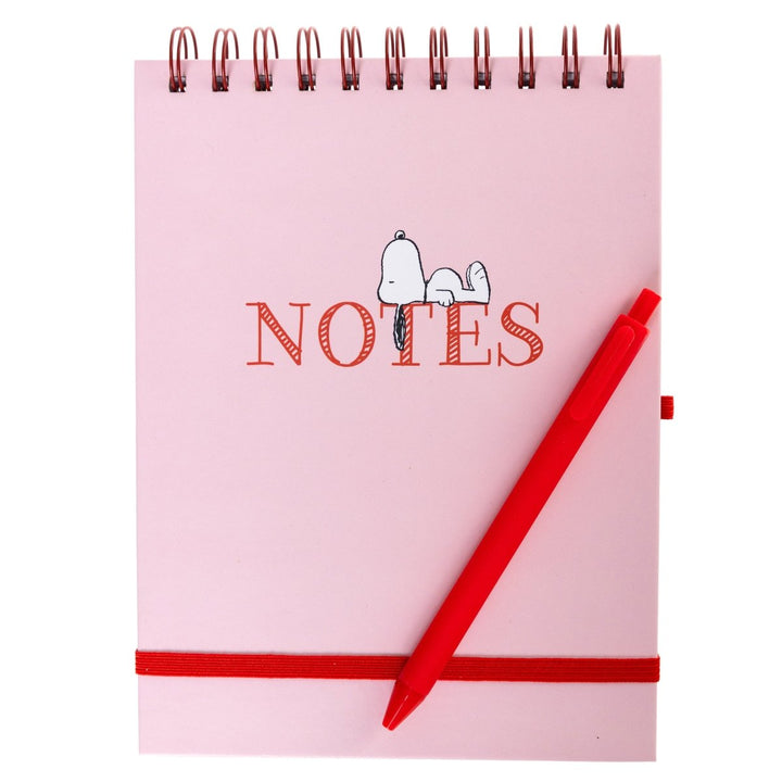 Notes Peanuts Pink Task Pad with Pen - Graphique de France