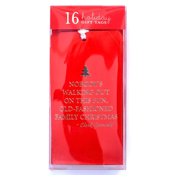 Old Fashioned Family Christmas Single Holiday Gift Tags - Graphique de France