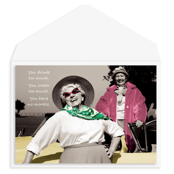 Old Gals Friendship Card - Graphique de France