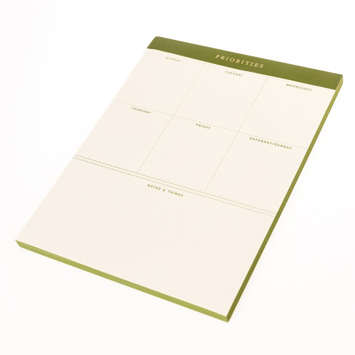 Olive Green Legal Pad - Graphique de France