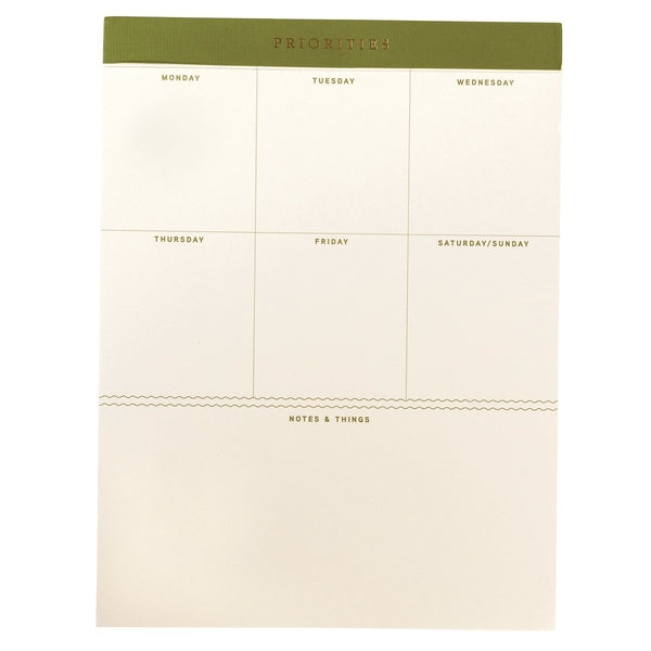 Olive Green Legal Pad - Graphique de France